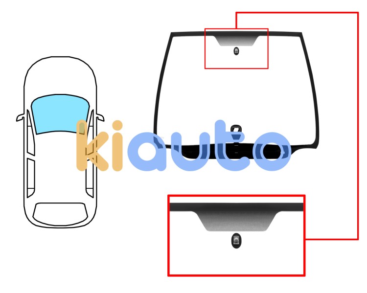 Parabrisas citroen xsara picasso 2005-2010 delantero / reflectante / con base espejo / con sensor Eurocode 2729ACCMV1B
