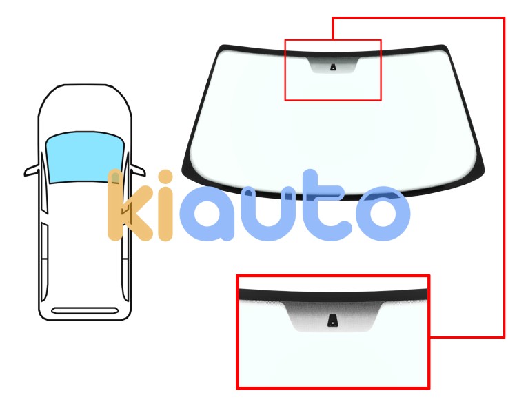 Parabrisas fiat fiorino 1993-2000 delantero / verde / serigrafiado Eurocode 3338AGN1B