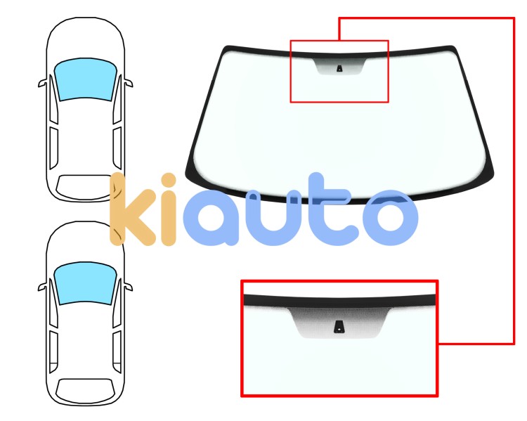 Parabrisas fiat uno 1990-1995 3/5 puertas / delantero / verde / serigrafiado Eurocode 3338AGN1B
