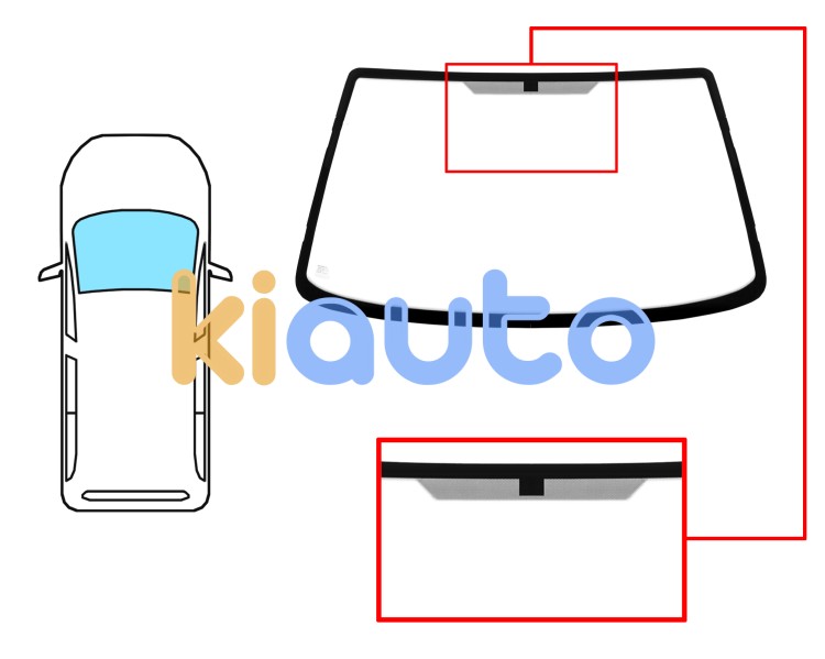 Parabrisas ford courier 1999-2002 delantero / incoloro Eurocode 3552ACL