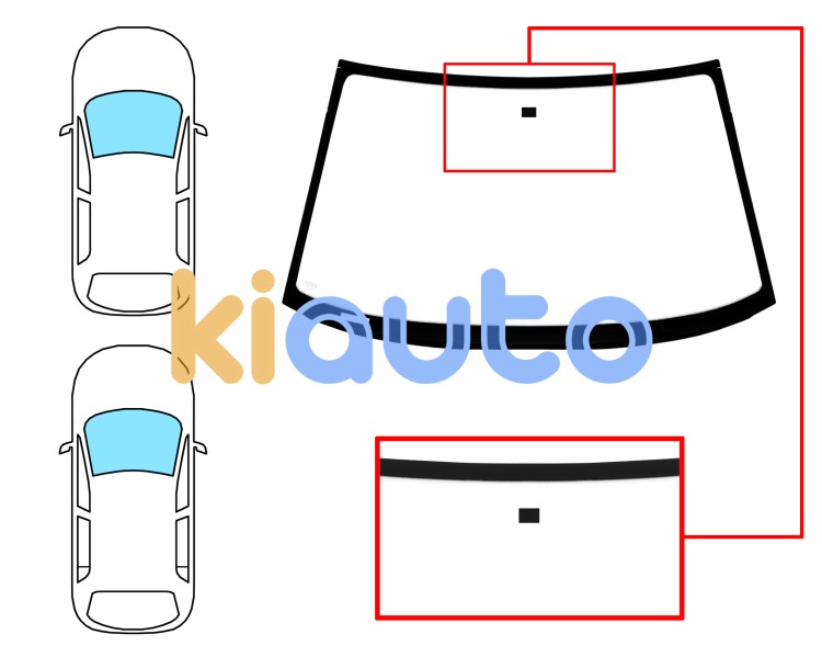 Parabrisas ford escort 1992-1995 3/5 puertas / familiar / cabrio / delantero / incoloro Eurocode 3545ACLV