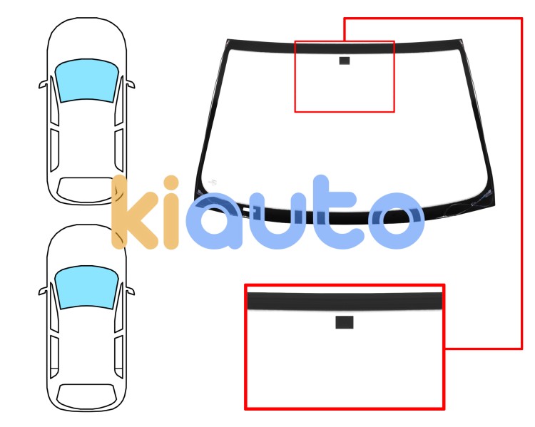 Parabrisas ford mondeo 1997-2000 4/5 puertas / familiar / delantero / verde / termico Eurocode 3546AGNHV