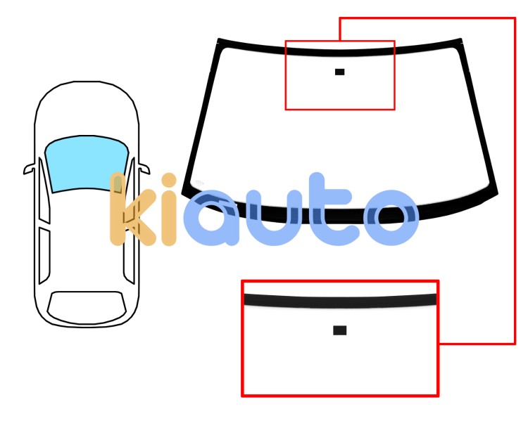 Parabrisas ford orion 1990-1993 delantero / incoloro Eurocode 3545ACLV