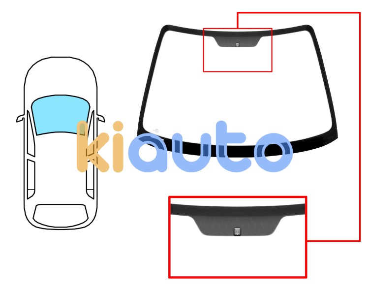 Parabrisas honda accord 1998-2003 4/5 puertas / delantero / verde / con base espejo Eurocode 3960AGNV
