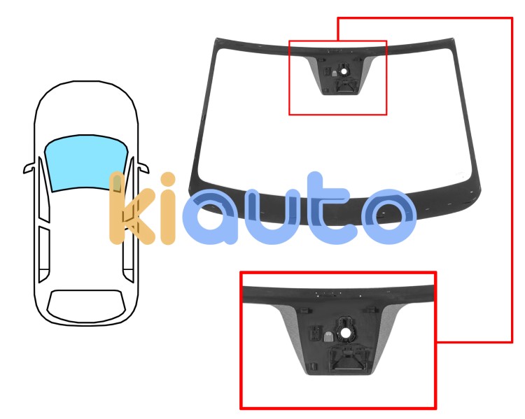 Parabrisas hyundai tucson 2020-> delantero / reflectante / acustico / con base espejo / con sensor / con sensor antivaho / con soporte camara Eurocode 4179AGRCIMOV