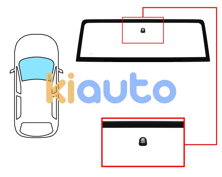 Parabrisas jeep wrangler 2006-2018 3/5 puertas / delantero / verde Eurocode AJ14AGS