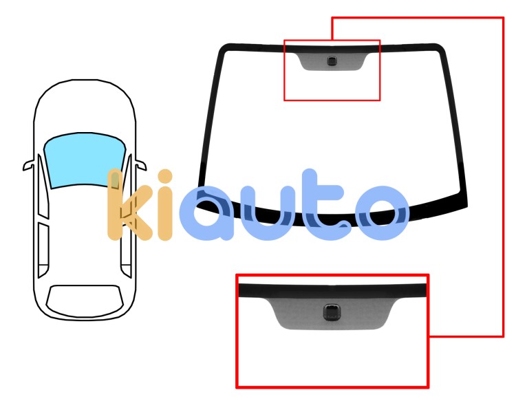 Parabrisas kia picanto 2008-2011 delantero / incoloro / con base espejo Eurocode 4422ACL