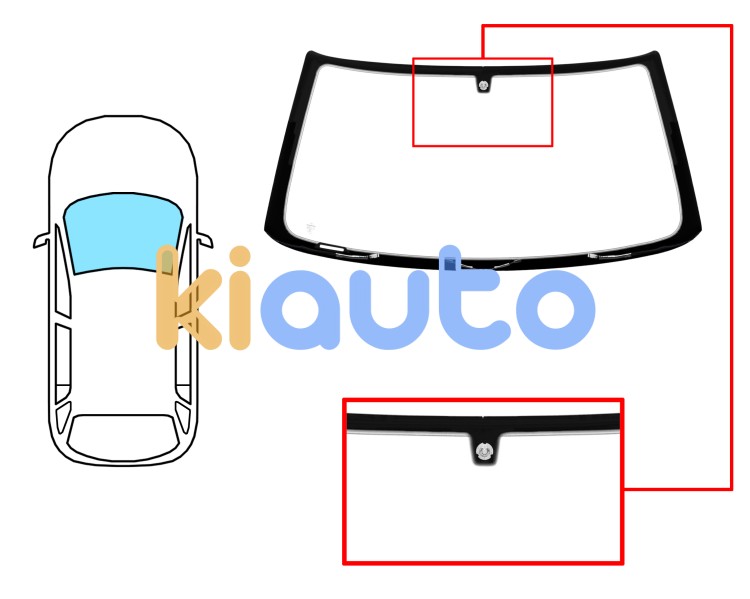Parabrisas land rover range rover 1995-2002 delantero / verde / termico / con base espejo / serigrafiado Eurocode 7024AGNHV1P