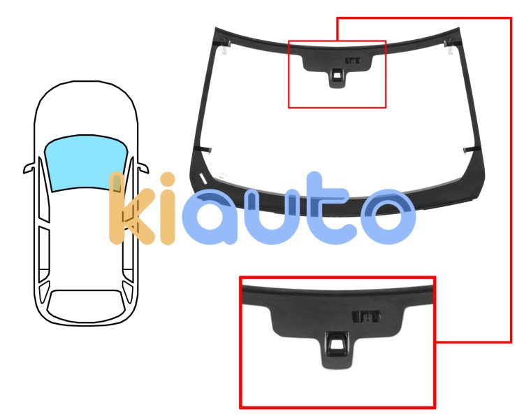 Parabrisas land rover range rover 2017-2022 delantero / reflectante / acustico / termico / con sensor / con sensor antivaho / molduras premontadas Eurocode 7044ACDHMOVWZ97