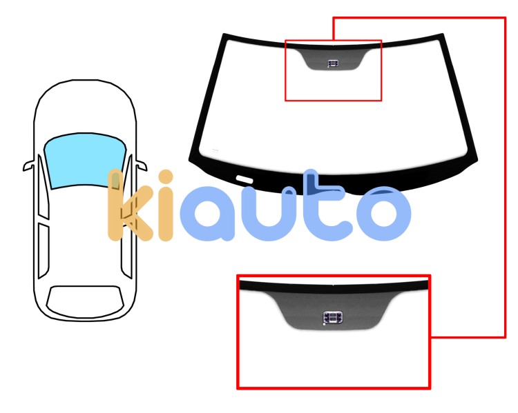 Parabrisas mercedes clase clk (c208) 1997-2002 delantero / verde / con sensor Eurocode 5341AGNMV