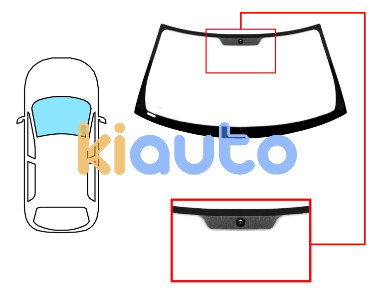 Parabrisas mercedes clase slk (r170) 1996-2004 delantero / verde / con base espejo Eurocode 5339AGNV