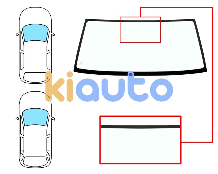 Parabrisas mitsubishi pajero 1991-1997 3/5 puertas / delantero / verde Eurocode 5637AGN