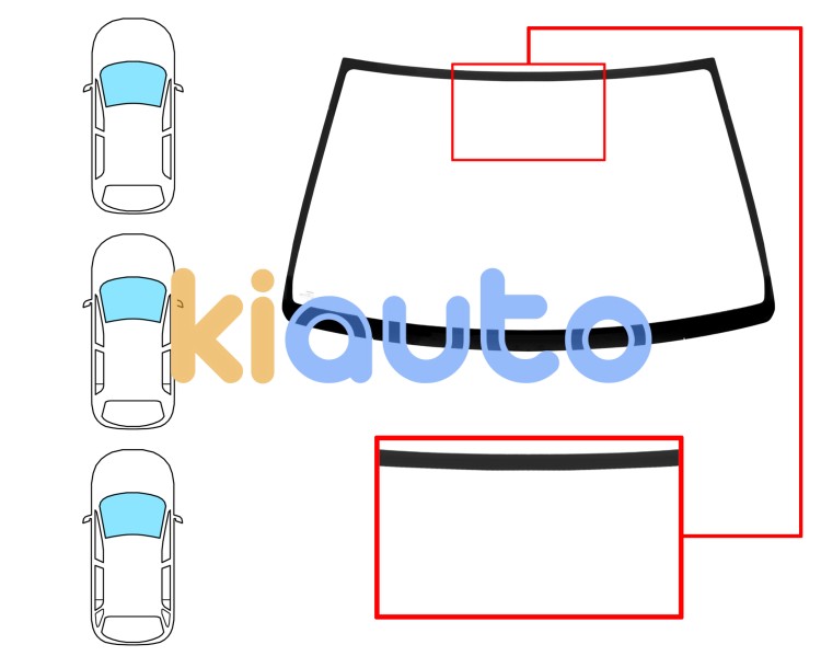 Parabrisas nissan almera 1998-2000 3/4 puertas / familiar / delantero / verde Eurocode 6001AGN