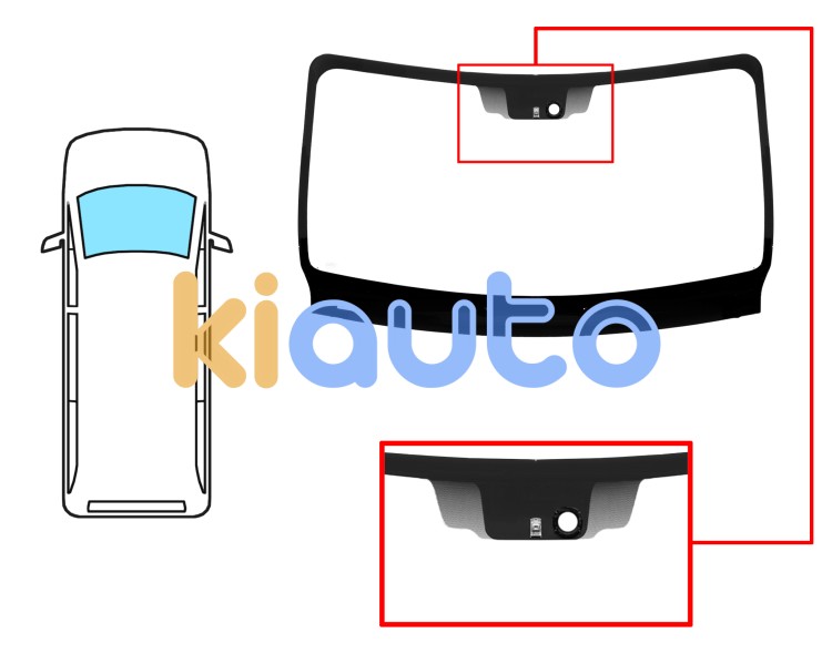 Parabrisas nissan interstar 2021-2024 delantero / verde / con base espejo / con sensor Eurocode 7281AGSMV1P