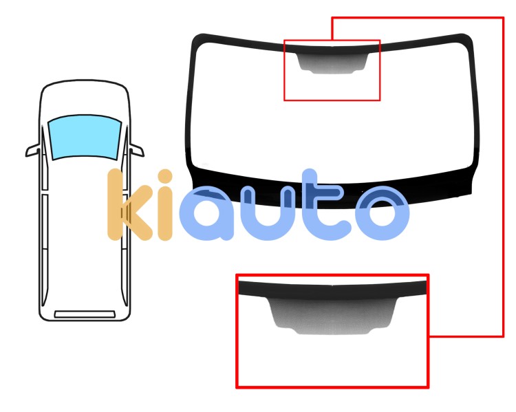 Parabrisas nissan nv400 2011-2021 delantero / verde Eurocode 7281AGSV
