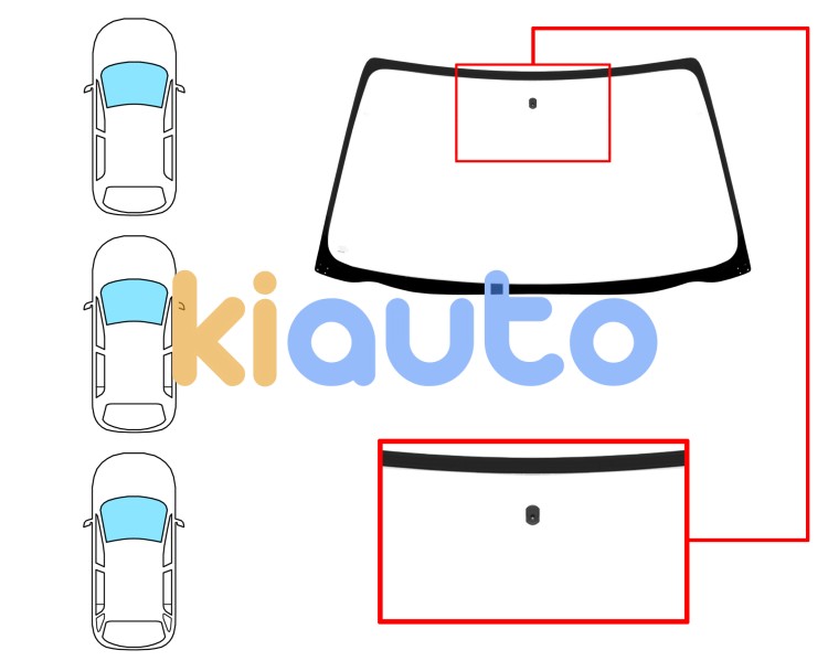 Parabrisas opel astra f 1995-1998 3/4/5 puertas / familiar / delantero / incoloro / con base espejo Eurocode 6257ACLW