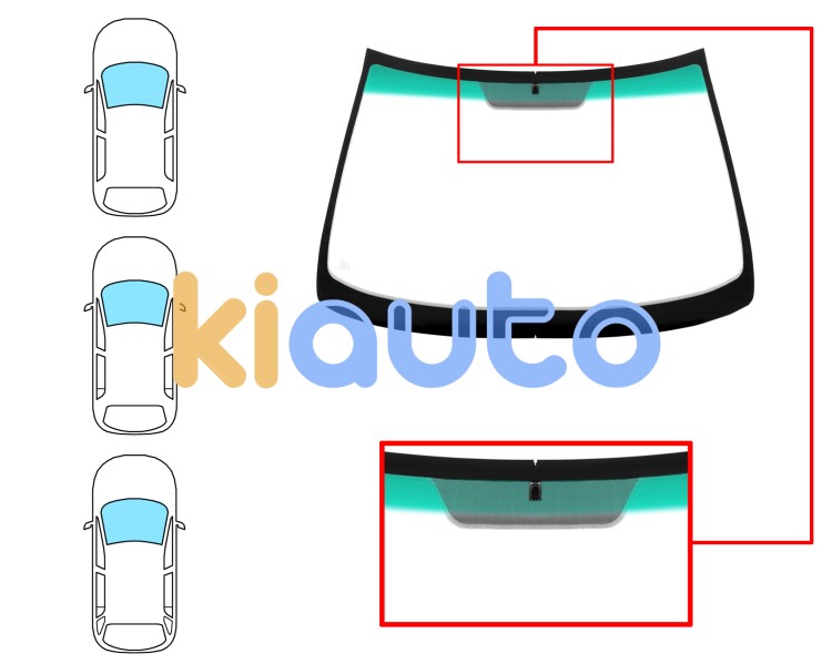 Parabrisas opel astra g 1998-2004 3/4/5 puertas / familiar / delantero / verde banda verde / con base espejo Eurocode 6284AGNGN1B