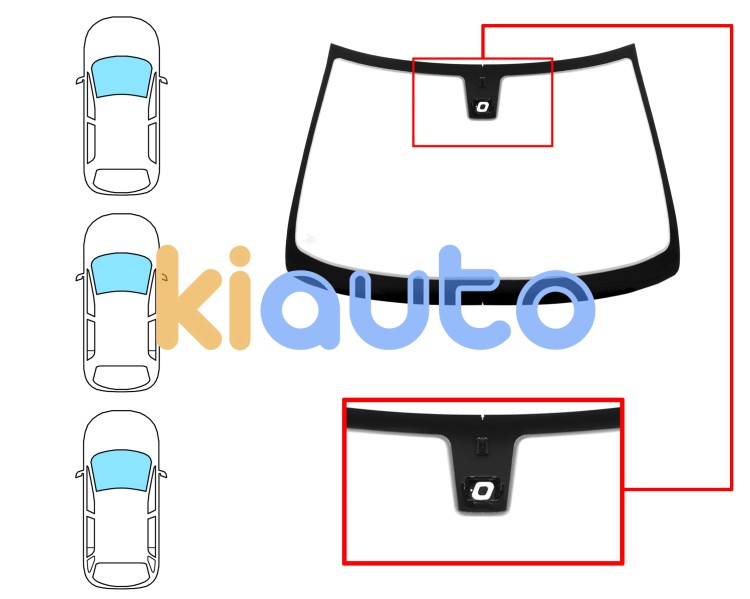 Parabrisas opel astra g 1998-2004 3/4/5 puertas / familiar / delantero / verde / con base espejo / con sensor Eurocode 6284AGSM2B