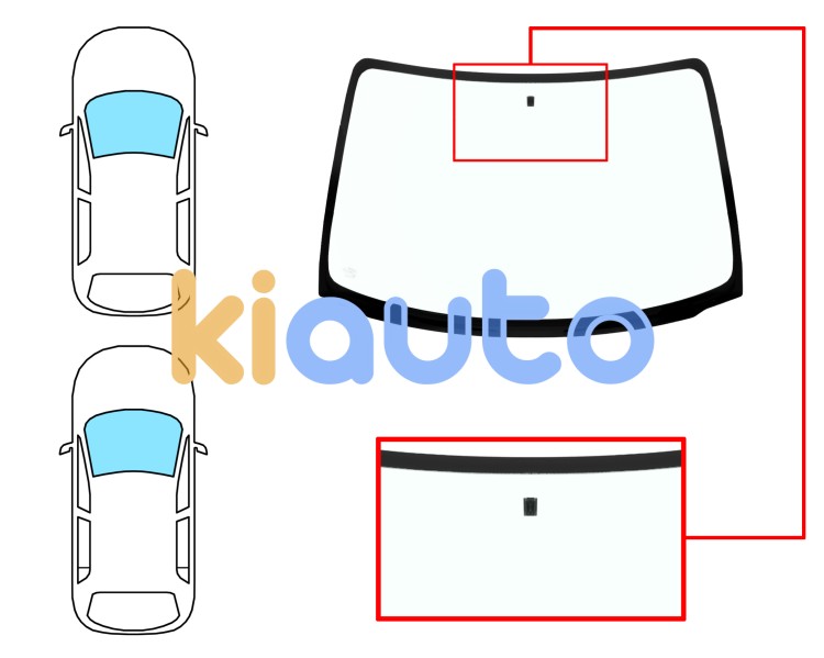 Parabrisas opel corsa b 1993-2000 3/5 puertas / delantero / verde / con base espejo Eurocode 6259AGN