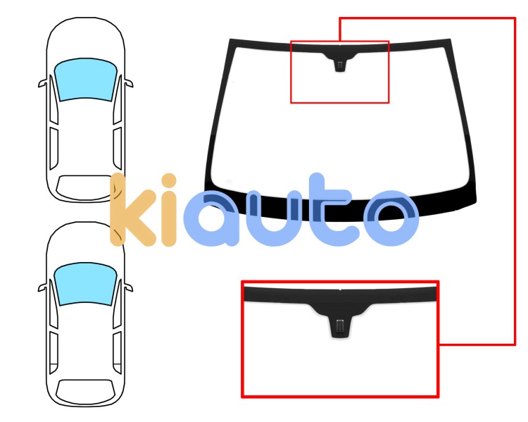 Parabrisas opel corsa c 2000-2003 3/5 puertas / delantero / verde / con base espejo Eurocode 6290AGS