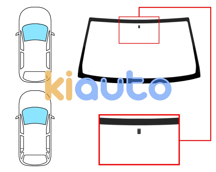 Parabrisas opel frontera 1992-1998 3/5 puertas / delantero / verde / con base espejo Eurocode 6258AGN