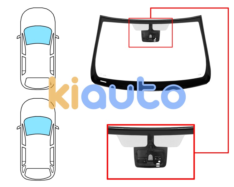 Parabrisas opel insignia 2014-2017 4/5 puertas / familiar / delantero / reflectante / con base espejo / con sensor / molduras premontadas Eurocode 6293ACCMVWZ1R