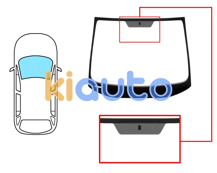 Parabrisas opel zafira a 1999-2005 delantero / reflectante / con base espejo Eurocode 6283ACCV