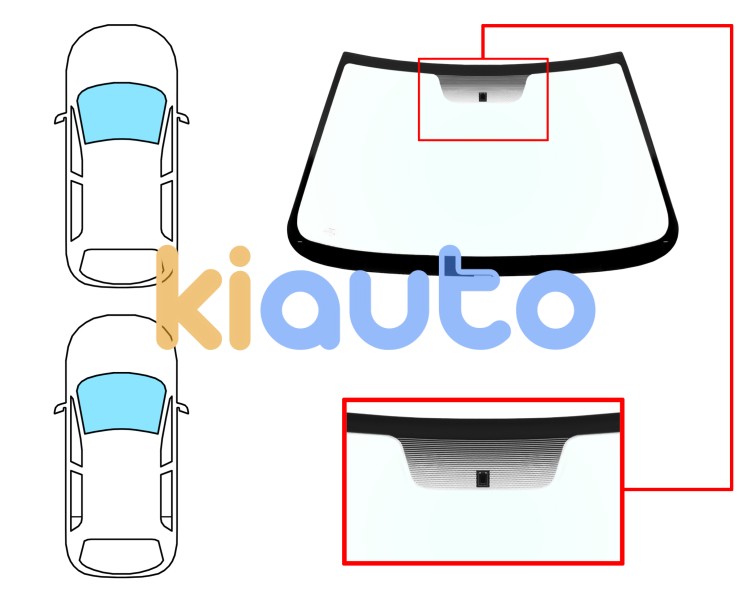 Parabrisas peugeot 106 1991-1996 3/5 puertas / delantero / verde / con base espejo Eurocode 2723AGN2B
