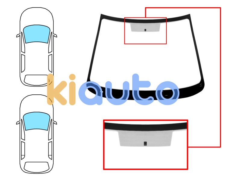 Parabrisas peugeot 206 1998-2008 3/5 puertas / familiar / delantero / reflectante / con base espejo Eurocode 6539ACCV