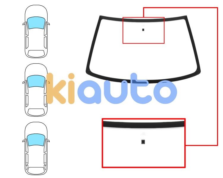 Parabrisas peugeot 306 1993-1997 3/4/5 puertas / familiar / delantero / verde / con base espejo Eurocode 6521AGN