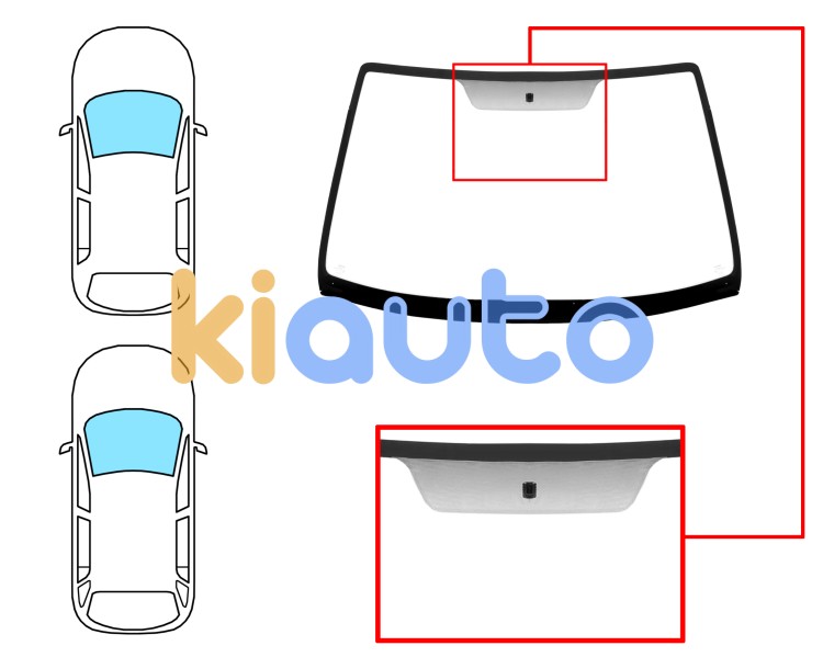 Parabrisas renault megane 1999-2002 4/5 puertas / familiar / delantero / reflectante / con base espejo Eurocode 7239ACC1B