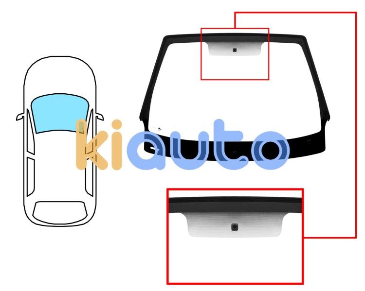 Parabrisas renault megane 2008-2012 cabrio / delantero / verde / con base espejo / molduras premontadas Eurocode 7283AGSVZ1M