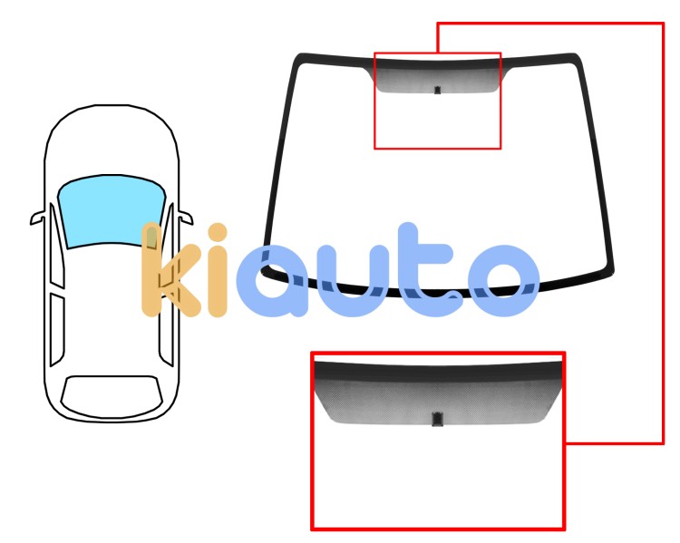 Parabrisas renault twingo 1992-1998 delantero / reflectante / con base espejo / con serigrafia Eurocode 7236ACC1B