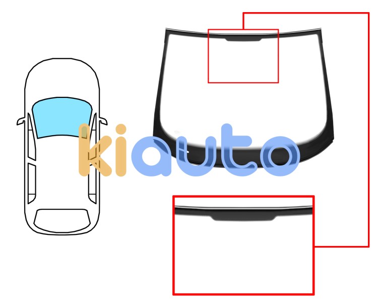 Parabrisas seat altea xl 2009-2015 delantero / verde / molduras premontadas Eurocode 7612AGSVZ
