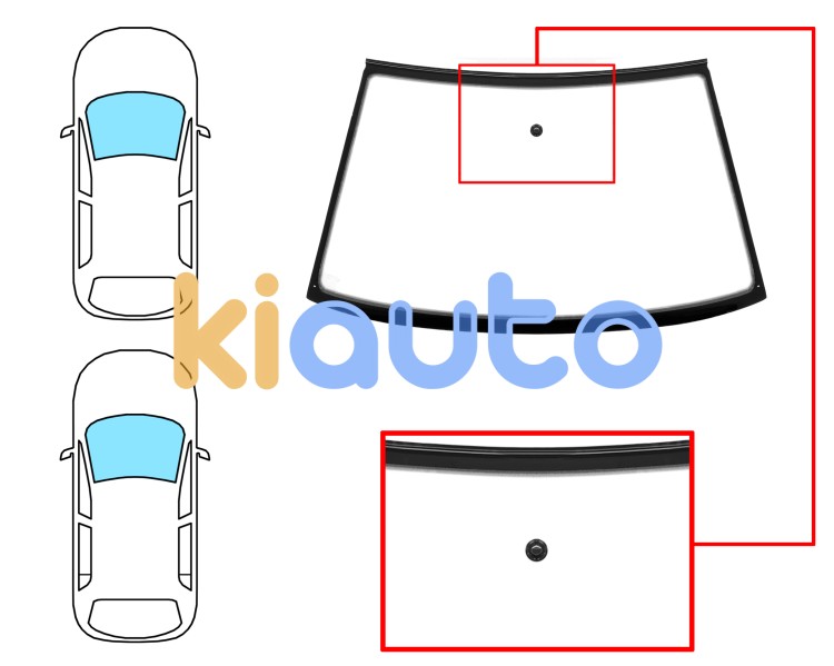 Parabrisas seat cordoba 1997-1999 2/4 puertas / delantero / incoloro / con base espejo / molduras premontadas Eurocode 7604ACLZ1J