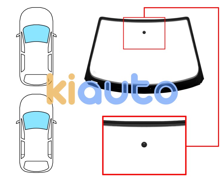 Parabrisas seat ibiza 2002-2006 3/5 puertas / delantero / verde / con base espejo / molduras premontadas Eurocode 7610AGSVZ