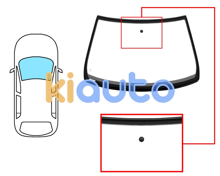 Parabrisas seat leon 1999-2005 delantero / verde / con base espejo / molduras premontadas Eurocode 7608AGNVZ