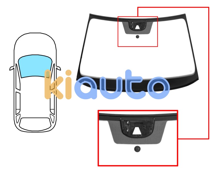 Parabrisas skoda scala 2021-> delantero / verde / acustico / con base espejo / con soporte camara modificado / molduras premontadas Eurocode 7822AGACVZ1L