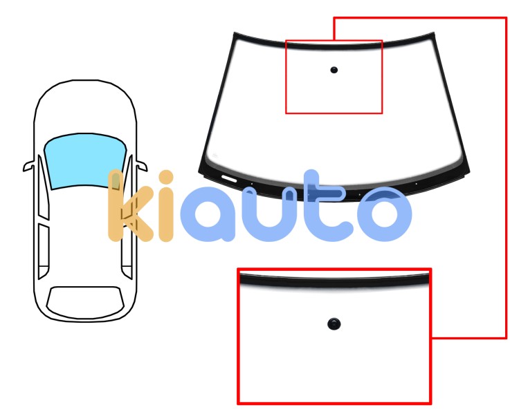 Parabrisas skoda superb 2001-2008 delantero / verde / con base espejo / molduras premontadas Eurocode 8556AGNVZ