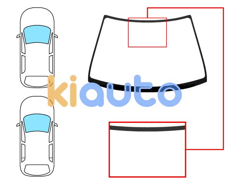 Parabrisas subaru impreza 1993-2000 4 puertas / familiar / delantero / verde Eurocode 7915AGN