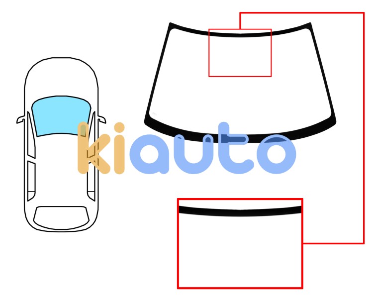 Parabrisas subaru legacy 1994-1998 4 puertas / familiar / delantero / verde Eurocode 7919AGN