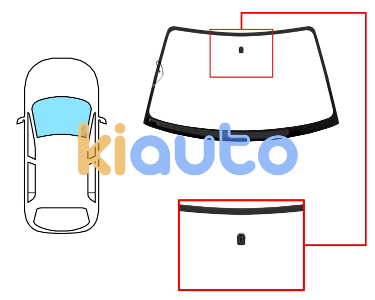 Parabrisas subaru legacy 1998-2003 4 puertas / familiar / delantero / verde / termico / con base espejo Eurocode 7925AGNH