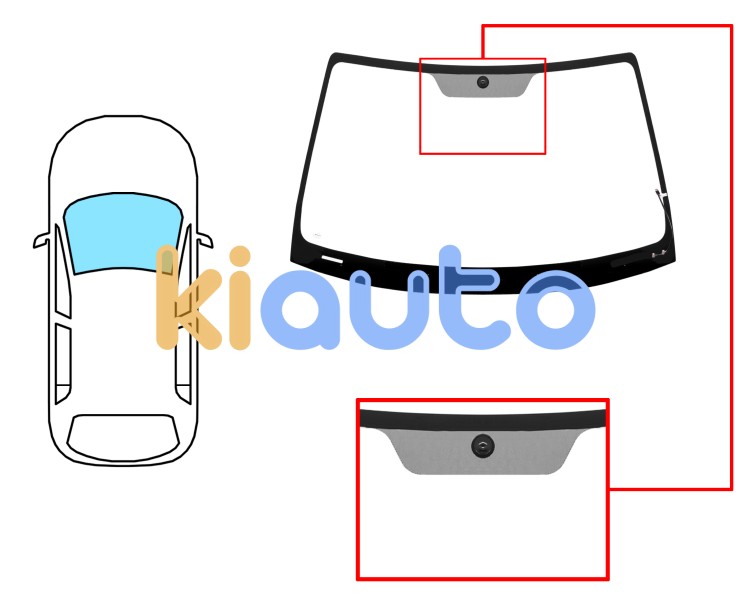 Parabrisas subaru legacy 2003-2010 4 puertas / familiar / delantero / verde / termico / con base espejo Eurocode 7929AGNHV