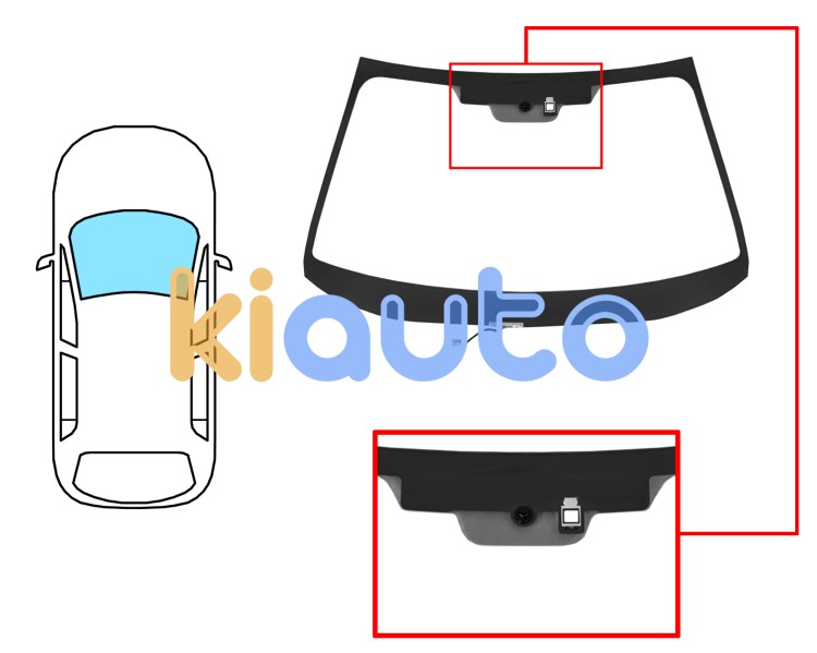 Parabrisas subaru legacy 2010-2014 4 puertas / familiar / delantero / verde / termico / con base espejo / con sensor Eurocode 7936AGNHMV1B