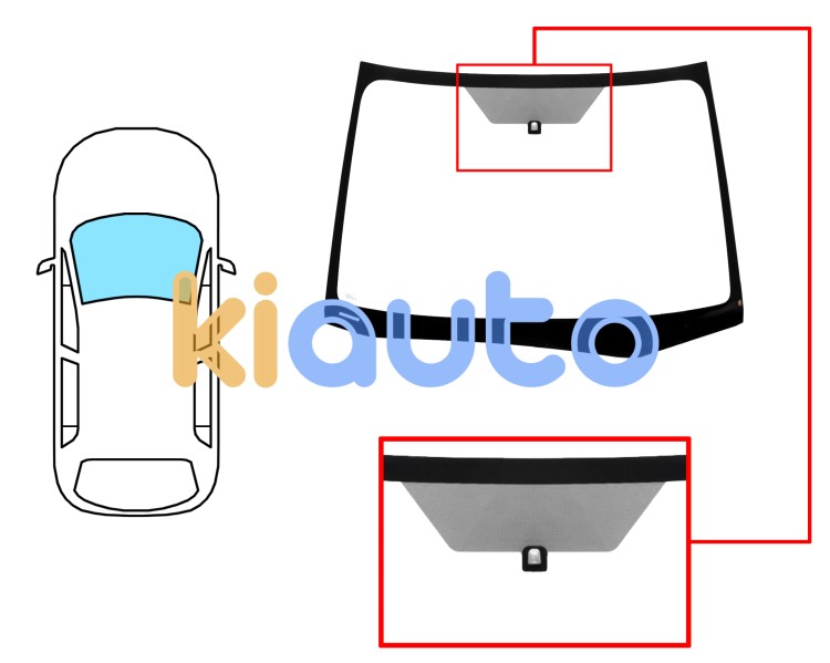 Parabrisas subaru xv 2012-2016 delantero / verde / con base espejo Eurocode 7939AGSV