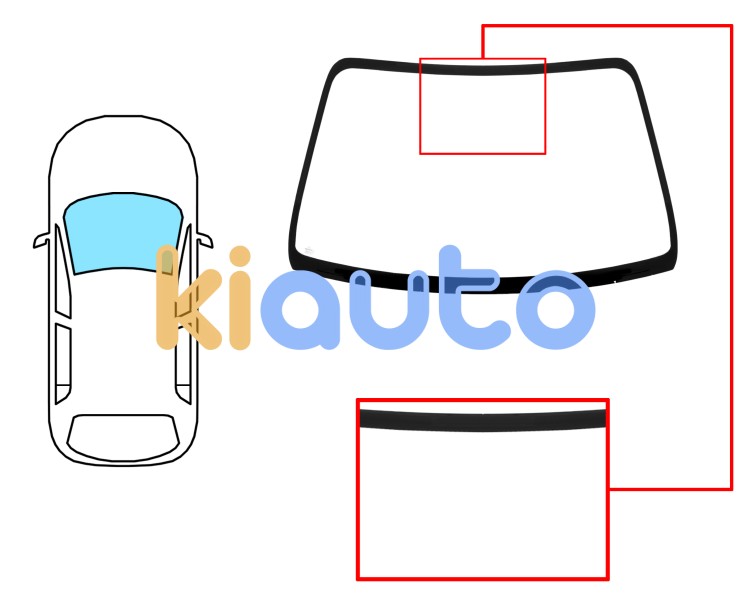 Parabrisas suzuki alto 2002-2006 delantero / verde Eurocode 8029AGN