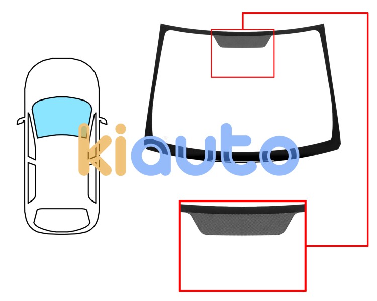 Parabrisas suzuki alto 2009-2014 delantero / verde Eurocode 8035AGS