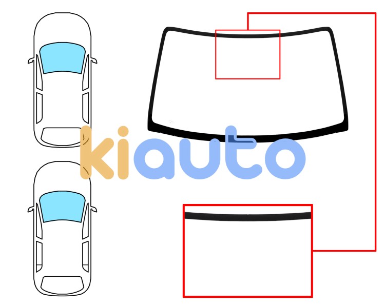 Parabrisas suzuki ignis 2000-2003 3/5 puertas / delantero / verde Eurocode 8027AGN