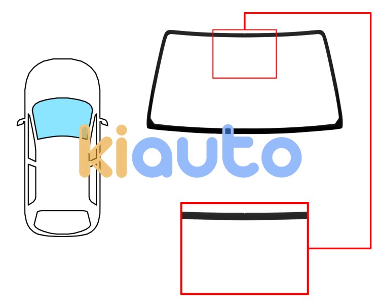Parabrisas suzuki jimny 1998-2006 delantero / verde Eurocode 8022AGN