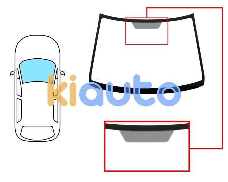 Parabrisas suzuki splash 2007-2014 delantero / verde Eurocode 6318AGN